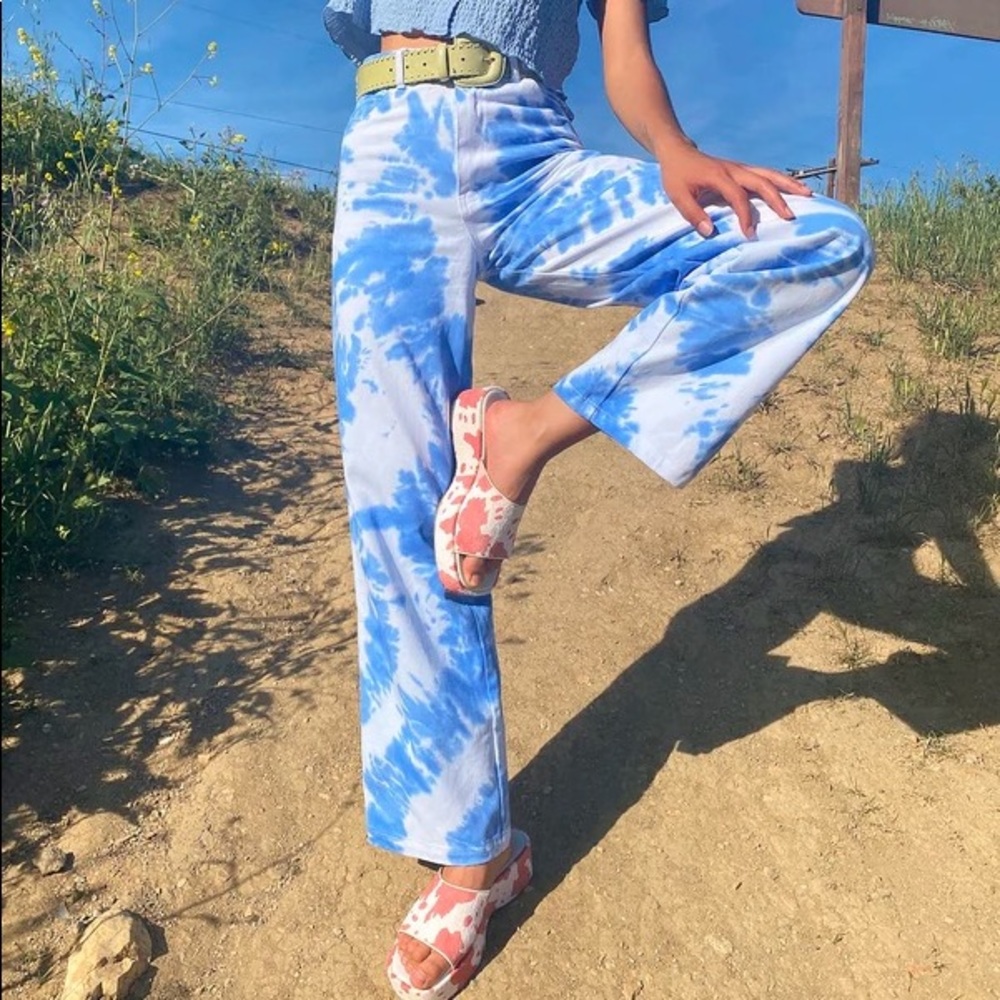 Lisa Say Gah - Holiday The Label tie dye denim